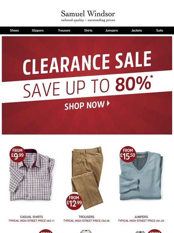 SamuelWindsor Clearance Sale save up to 80! Milled