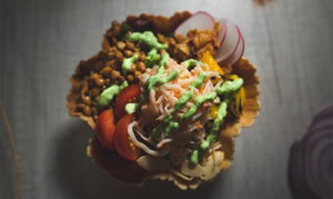 Menú de poke bowls para 2