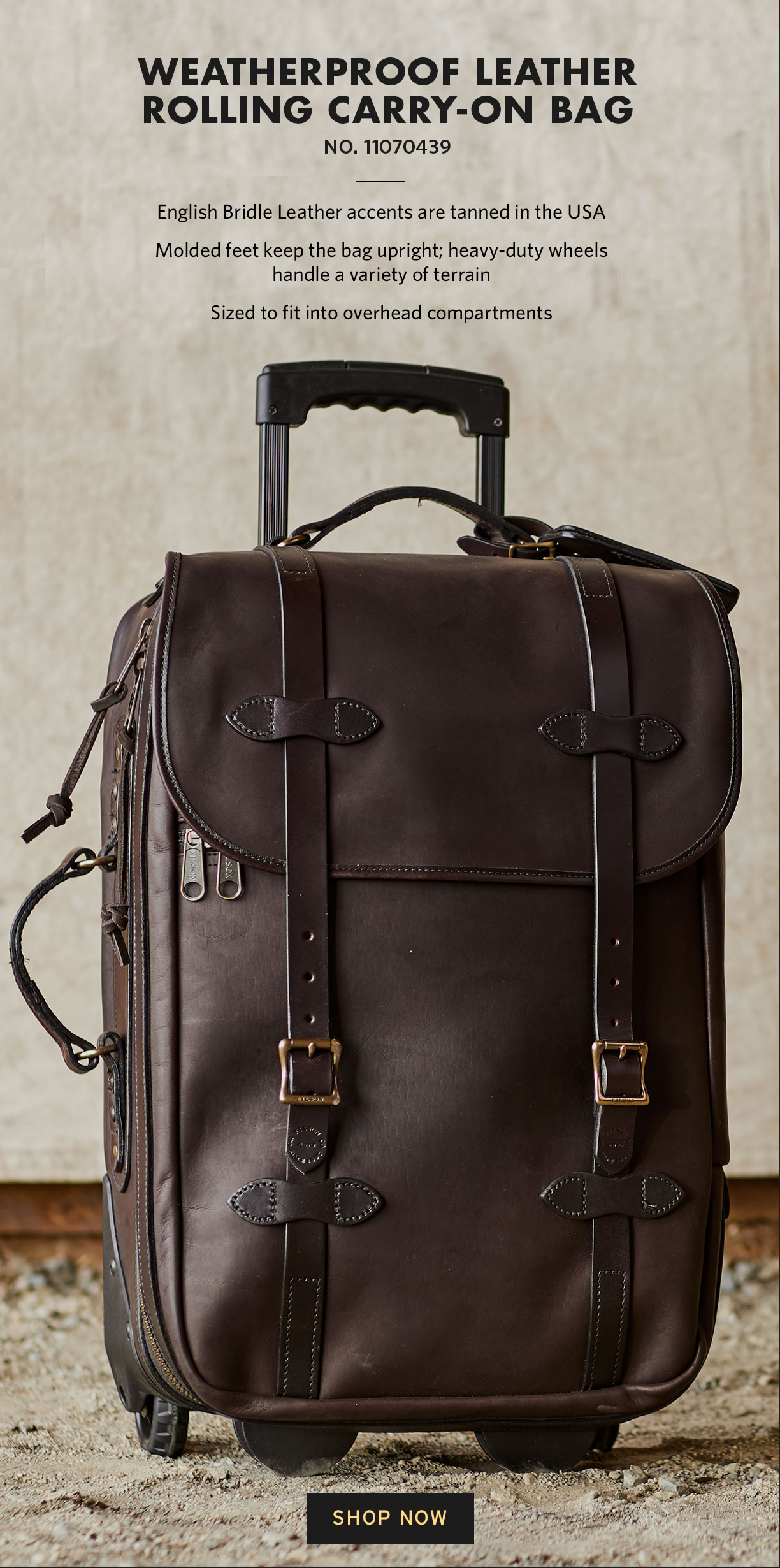 Filson Weatherproof Leather Bags & Luggage Milled