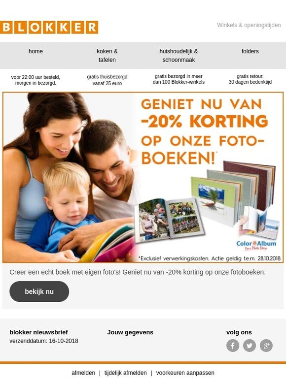 -20% korting op onze fotoboeken