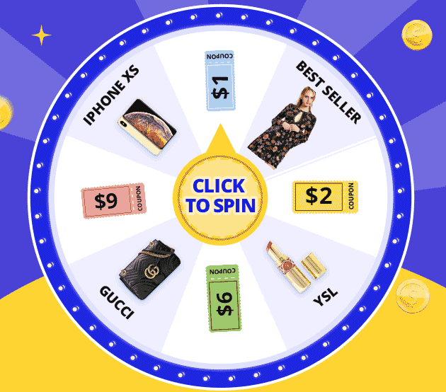 zaful pt Lucky draw IPHONE XS is waiting for you ! Milled