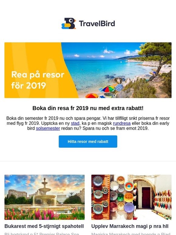 REA ✈ Boka din resa för 2019 nu och spara pengar på resor med flyg!