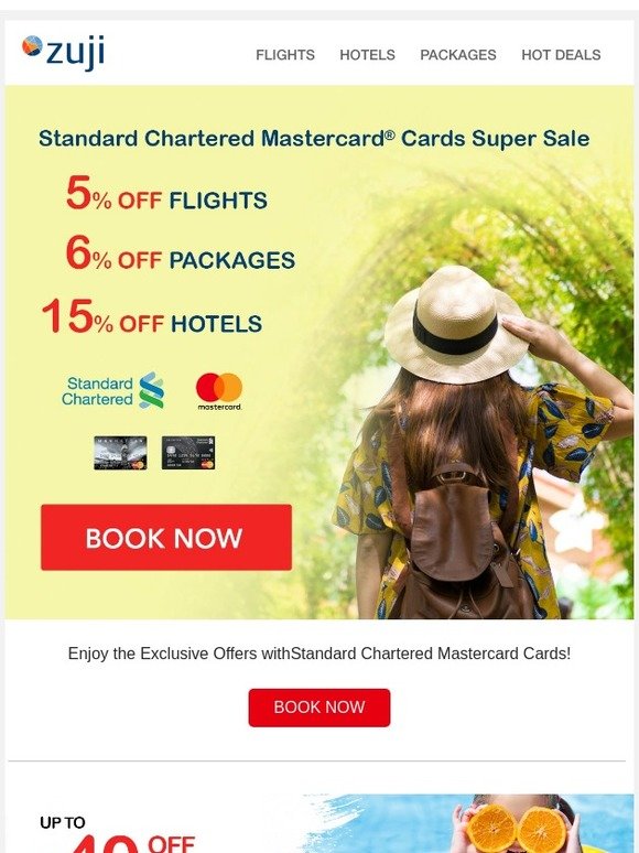 5% OFF your flight for real!