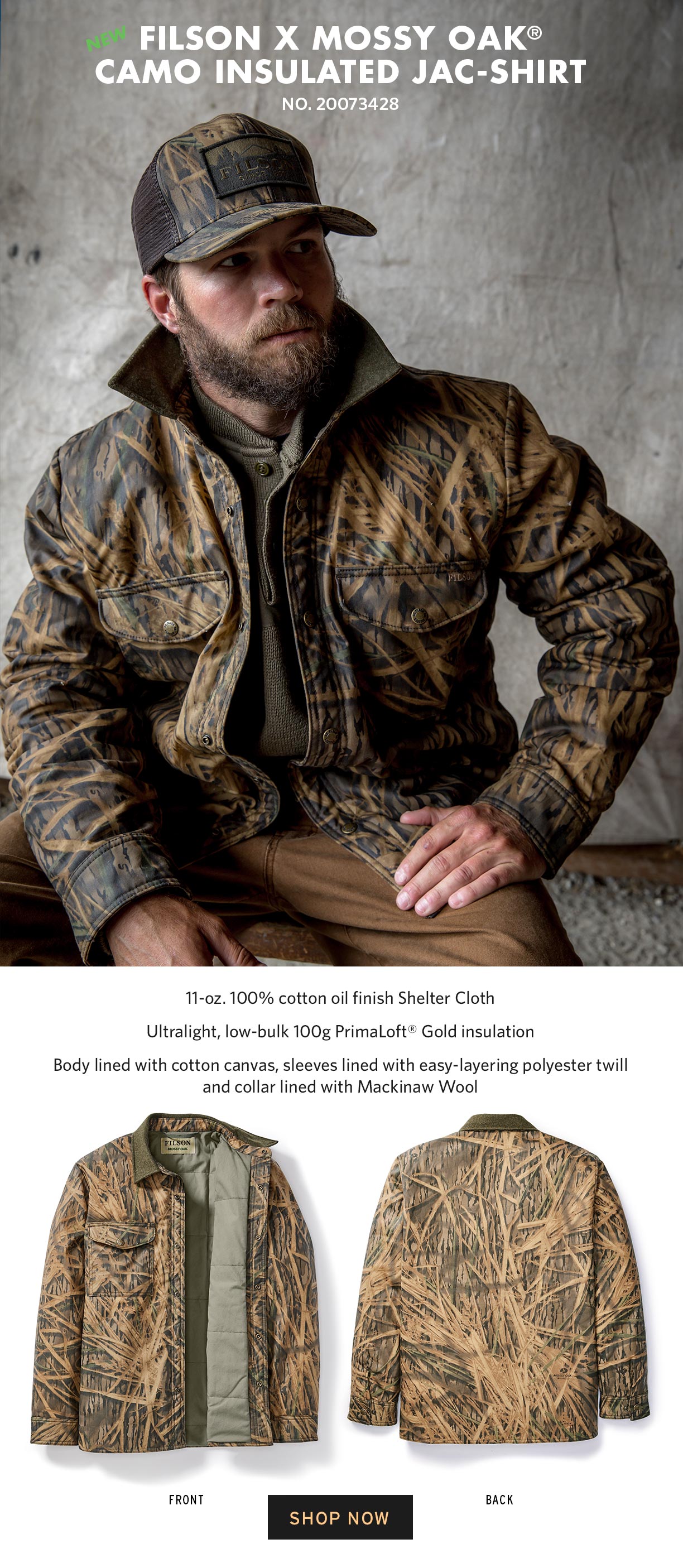 filson mossy oak jacket