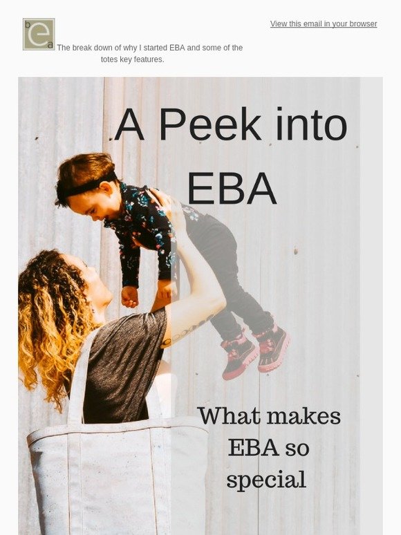 A little about eba totes