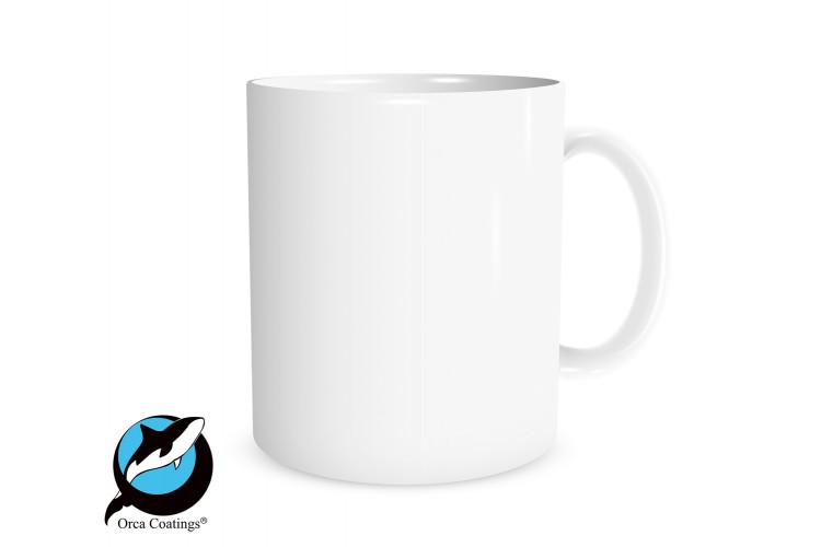 11 oz. Dolphin Coated White Ceramic Sublimation Mug