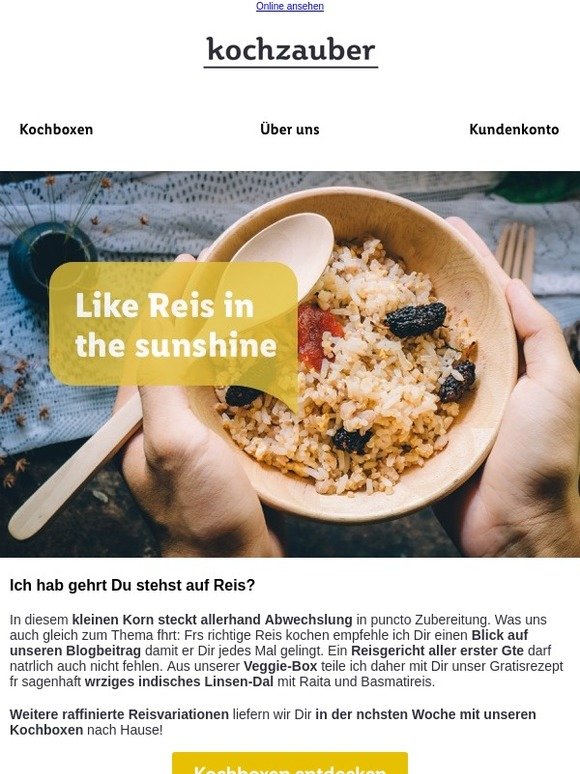 Heiß auf Reis, Feinschmecker?