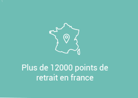 Plus de 12 000 points de retrait en france