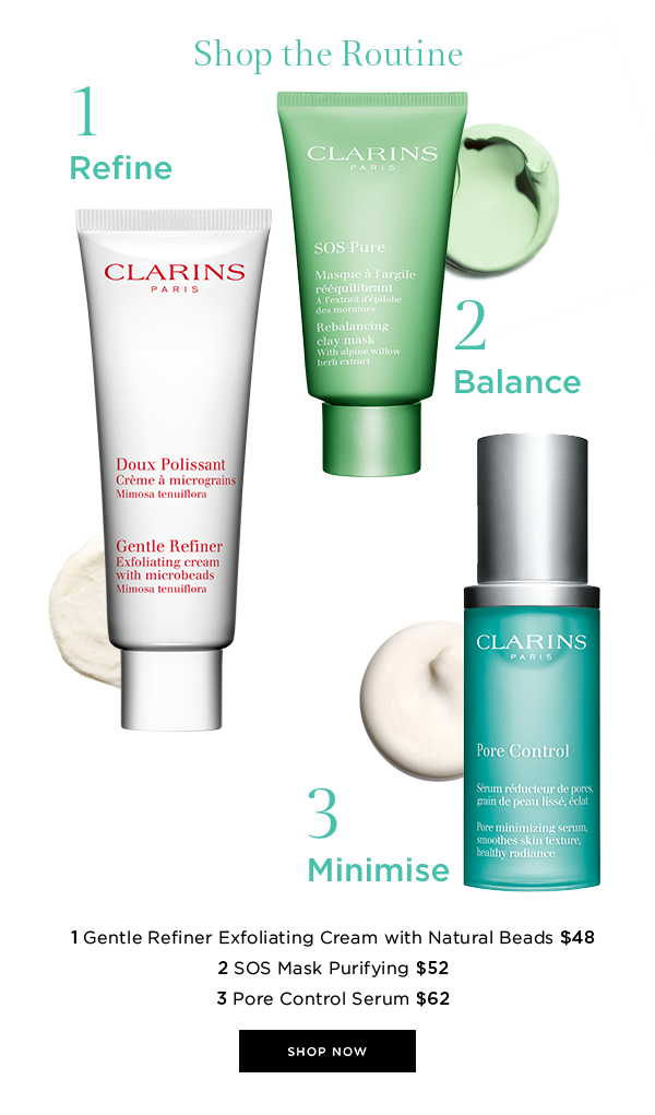 clarins pore control