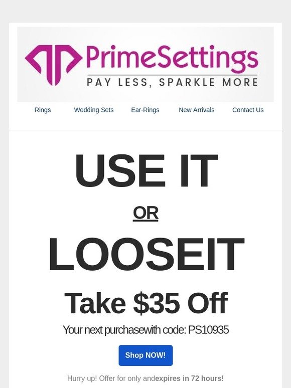 Use It Or Lose It! ★ Don't miss our Specials