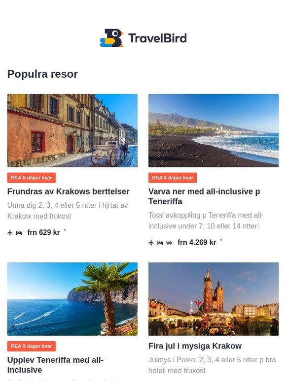 Veckans mest populära erbjudanden!