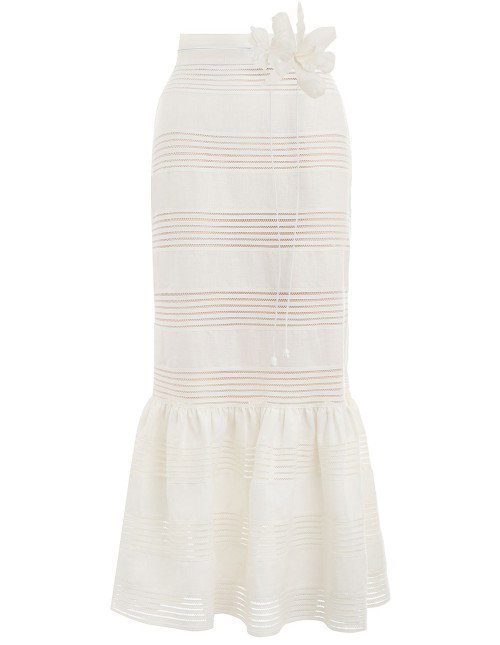 linen dress beach Breath of Spring Linen Maxi Dress in White