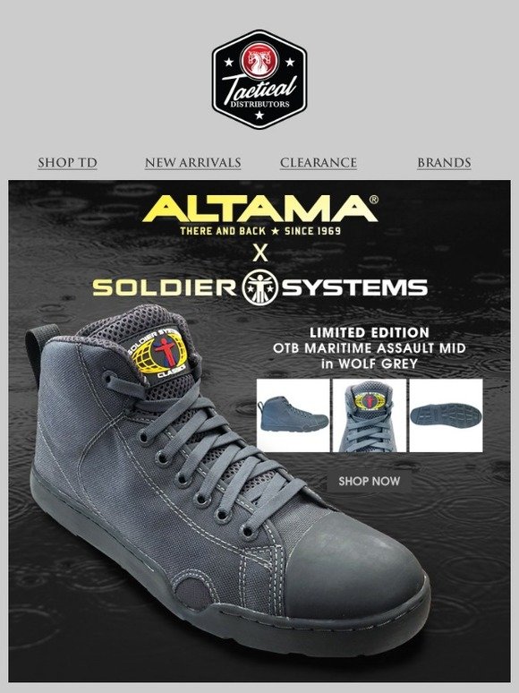Tactical Distributors Altama x Soldier Systems Daily. Shhh. Limited Edition... Milled