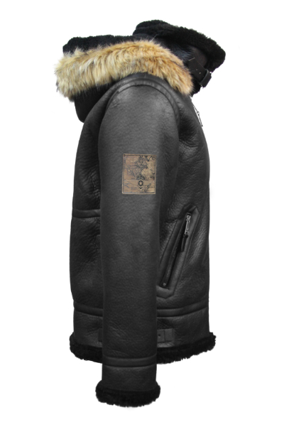 top gun premium wool shearling jacket