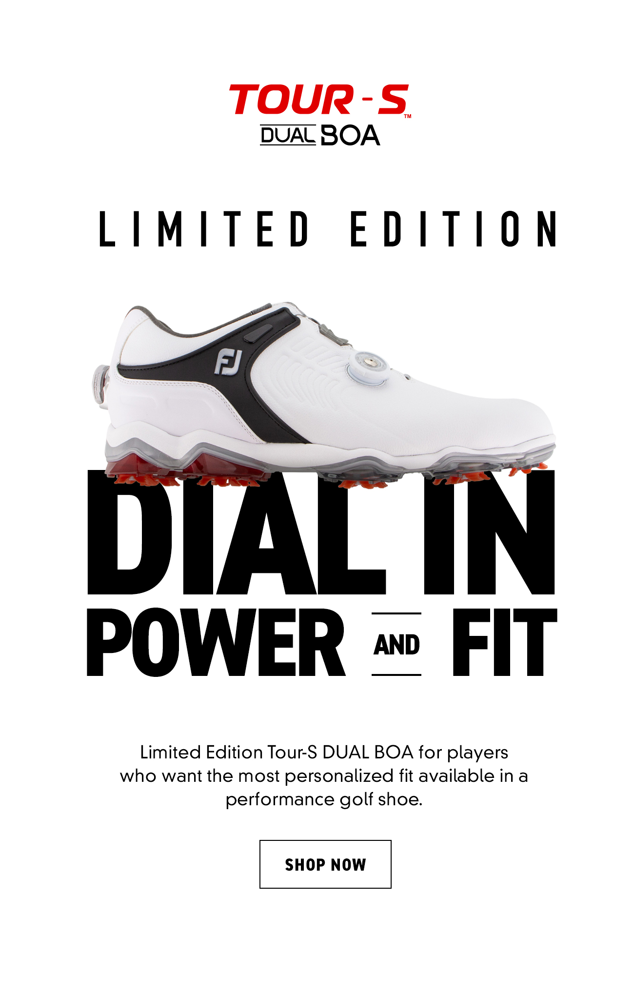 footjoy tour s dual boa limited edition