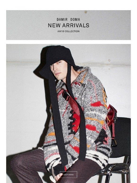 DAMIR DOMA AW18 - NEW ARRIVALS