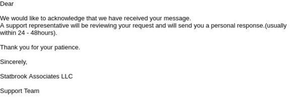 Message Received - --was added to "fightgout"
