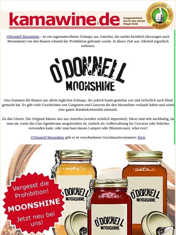 - kamawine.de - was ist - O’Donnell Moonshine - ? ...