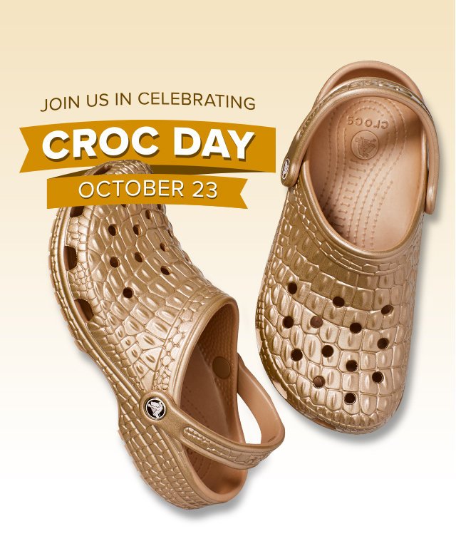croc day crocs