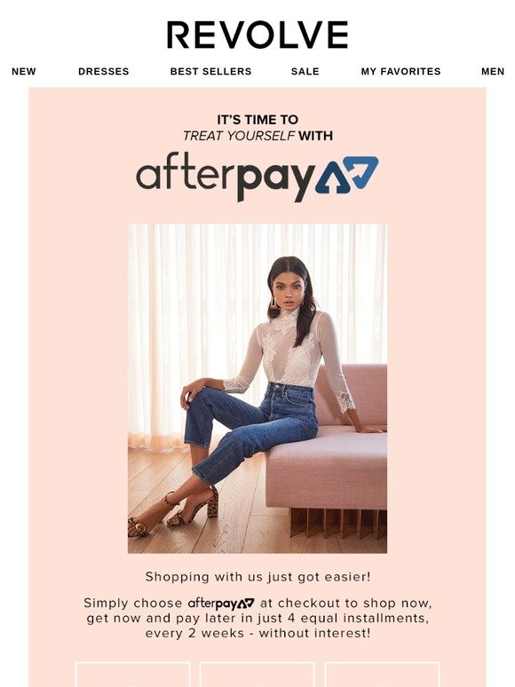 revolve clothing afterpay