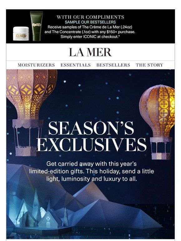 La Mer Only for Holiday This Season’s 2018 Limited Editions Milled