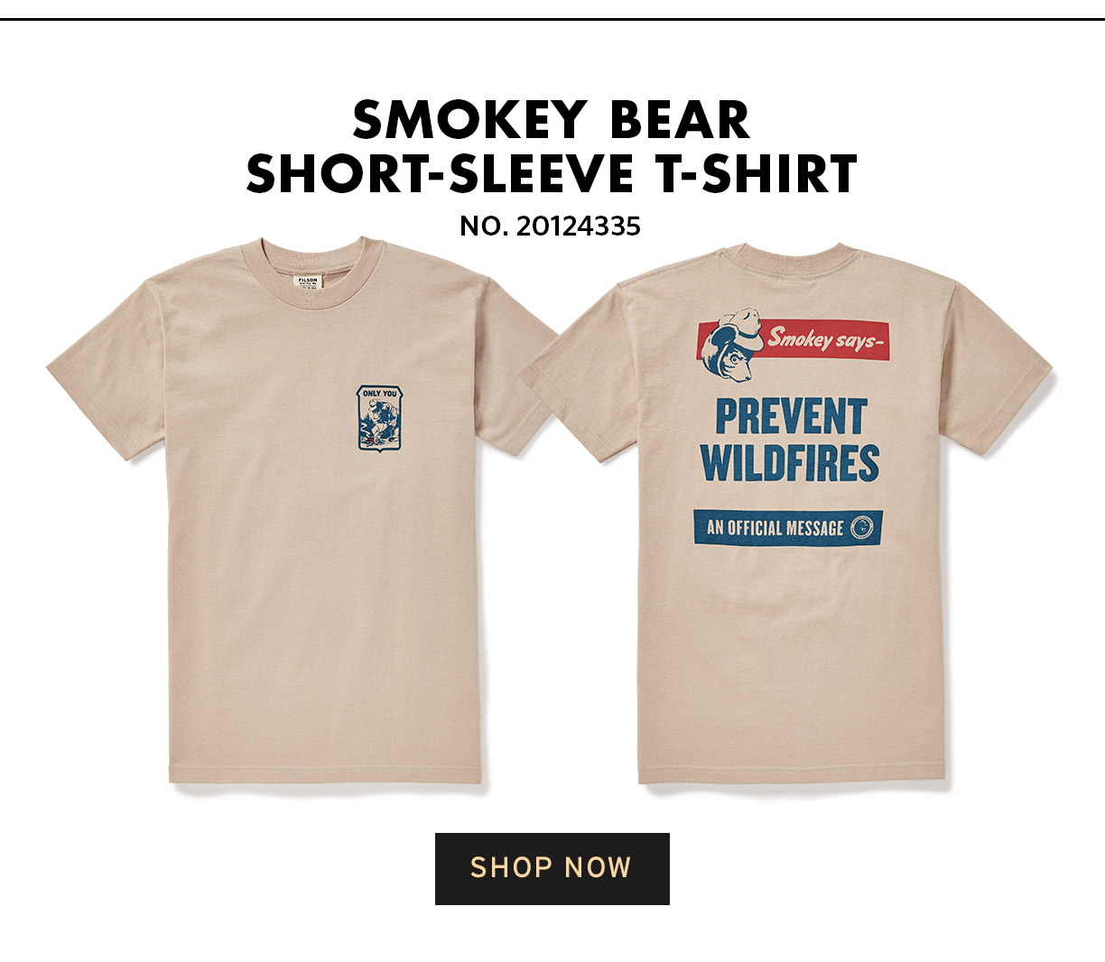 filson smokey bear t shirt