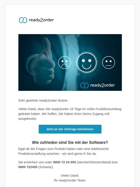 Ihre kostenlose Demo ist ausgelaufen