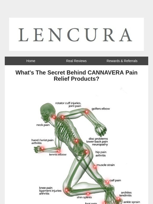 What's The Secret Behind CANNAVERA Pain Relief Products?
