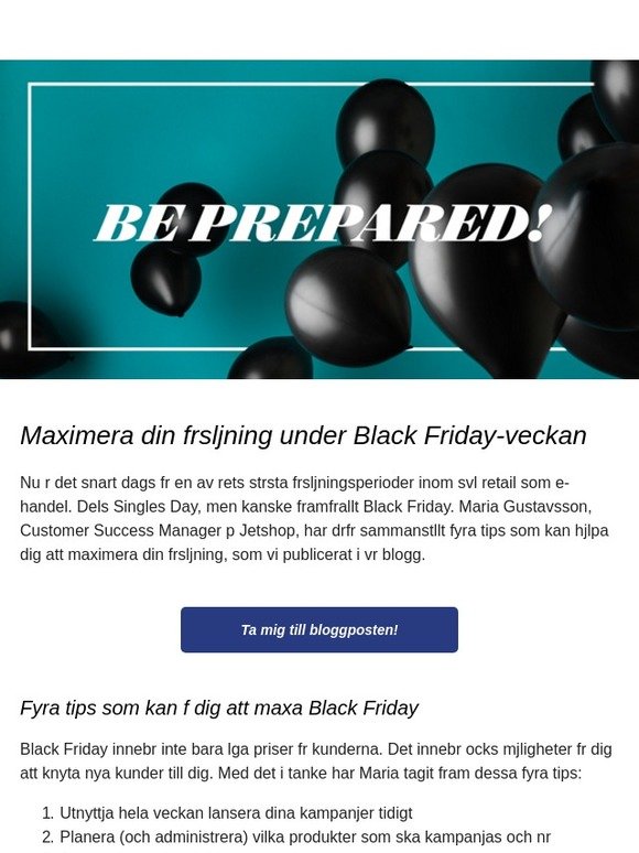 Maximera din försäljning under Black Friday-veckan