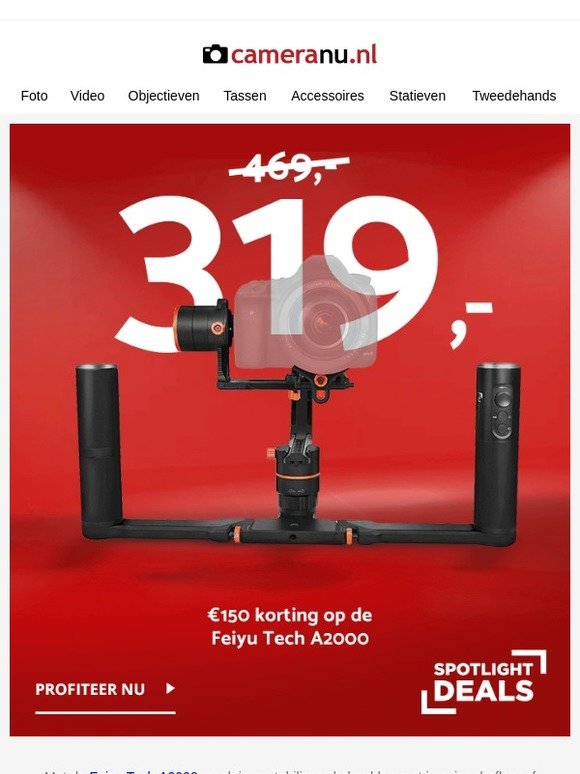 Maak stabiele video's met je eigen camera!