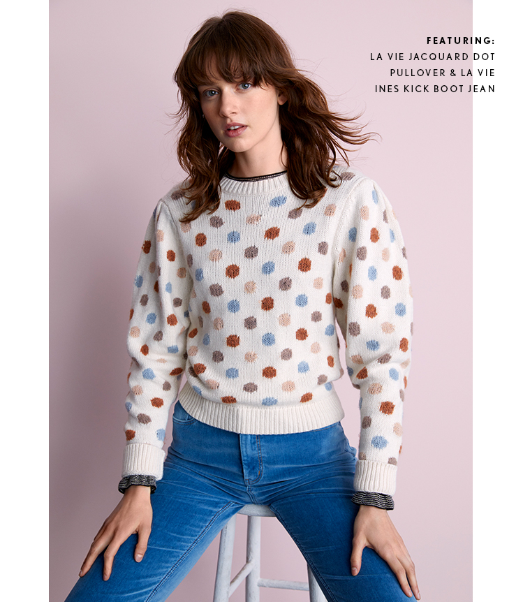 rebecca taylor polka dot sweater