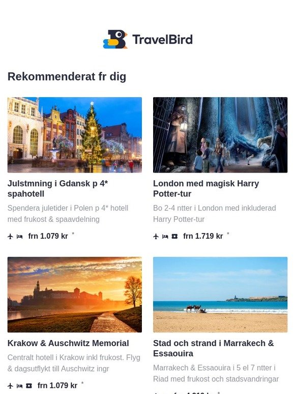 ✈ Pepparkakor & glögg i Gdansk | Harry Potter-tur i London | Krakow & Auschwitz