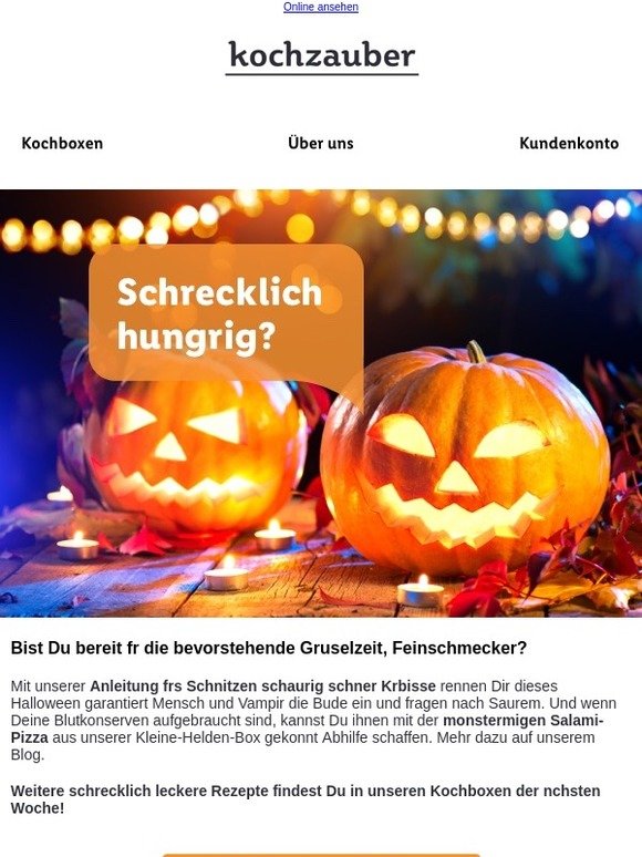 Happy Halloween mit Kochzauber!