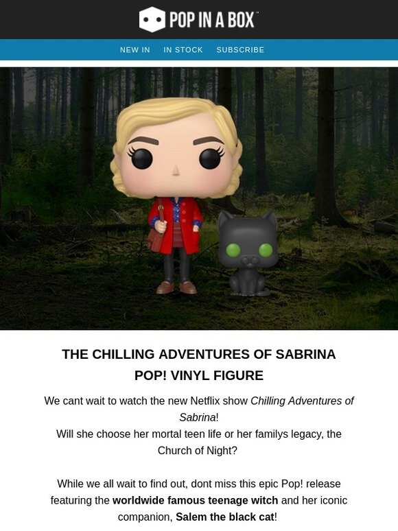 chilling adventures of sabrina funko pop list