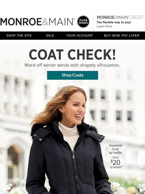 buy now pay later winter coats