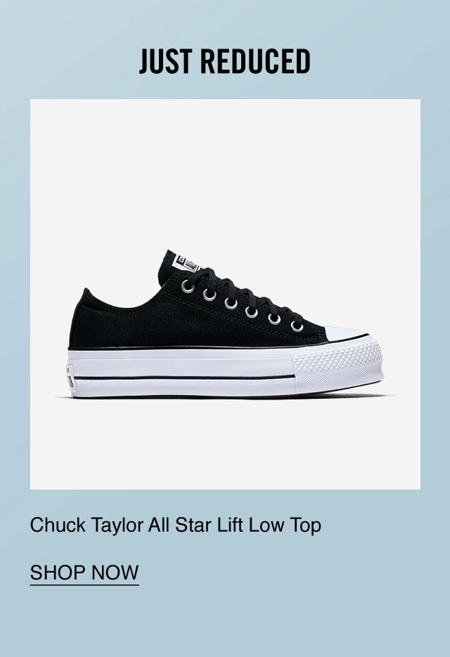 Just Reduced: Chuck Taylor All Star Lift Low Top