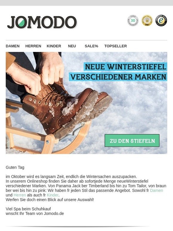 Schicke Stiefel für kalte Tage