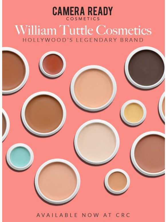 CRC Makeup Just In William Tuttle Cosmetics • Legendary Hollywood