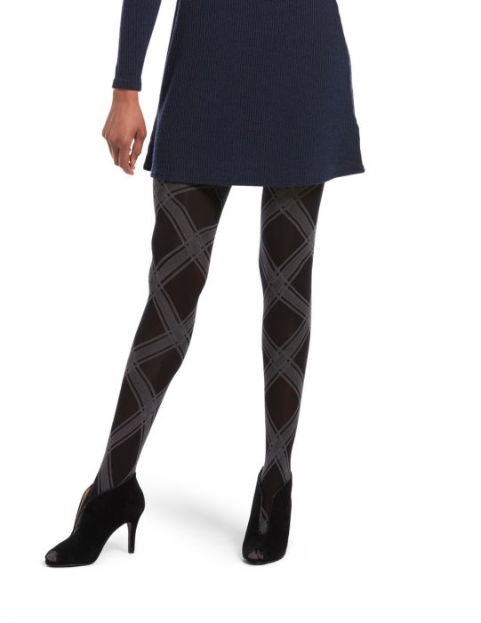 hue plaid tights