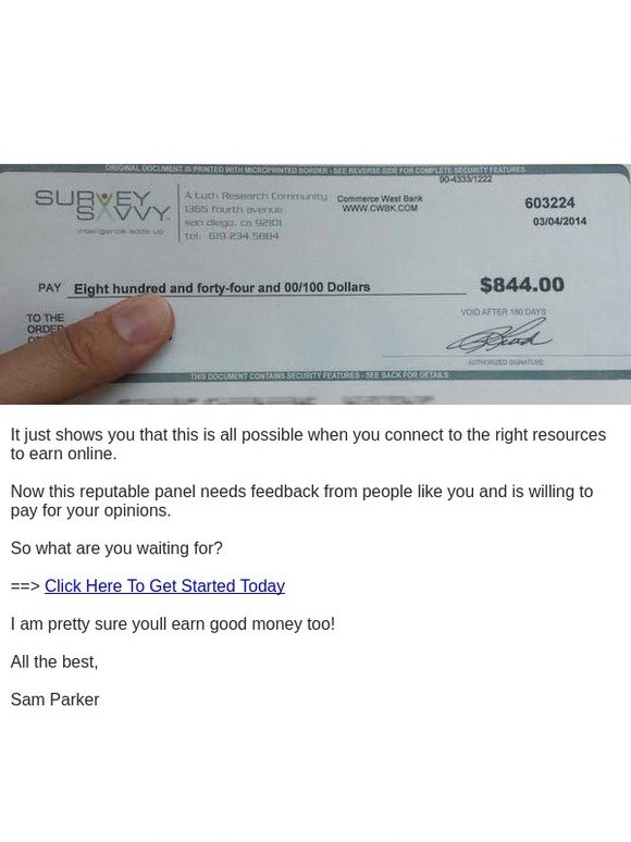My $844 paycheck inside and how I got it :)