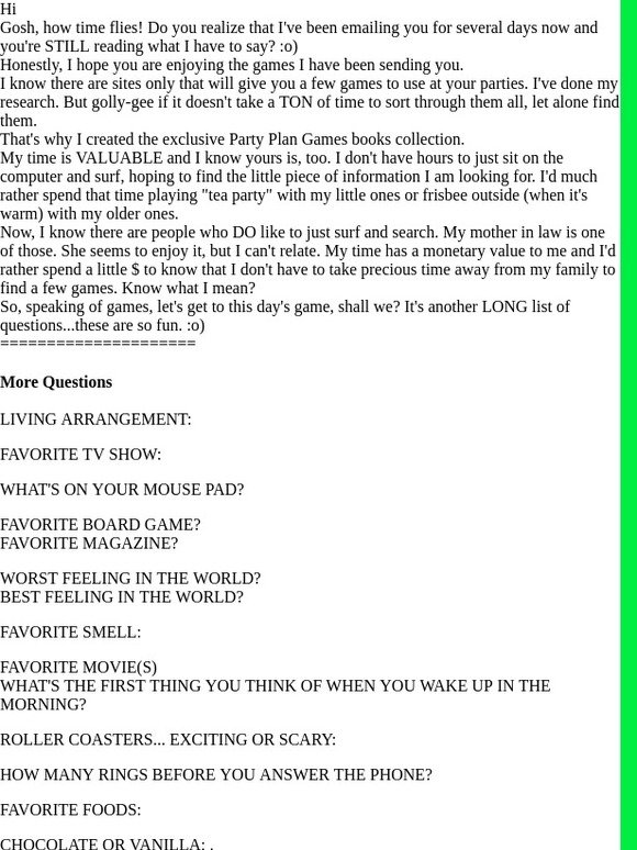 -been using these games yet?