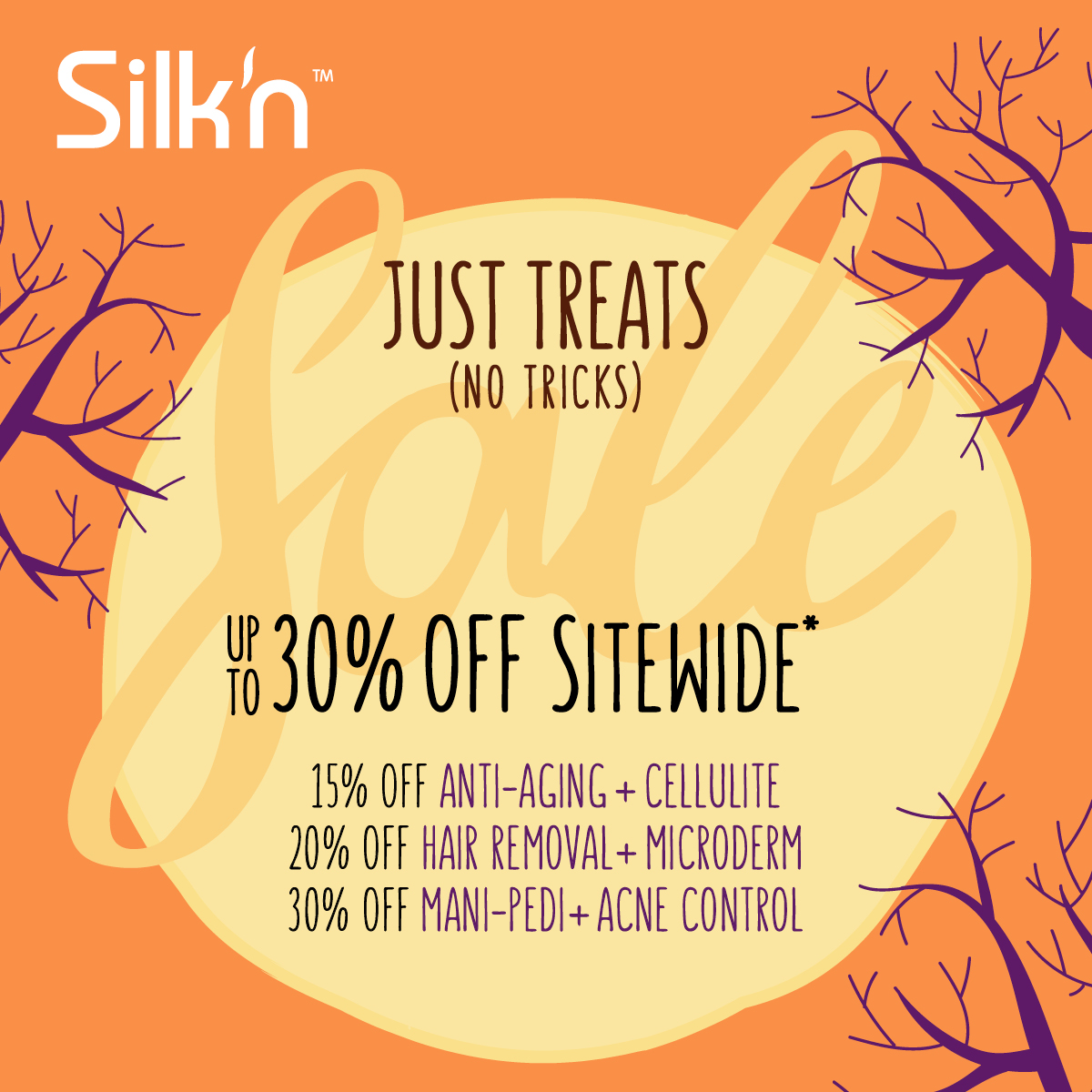 Silkn: 🎃 Halloween Sale Now On - Skincare So Good It's Scary! 🎃