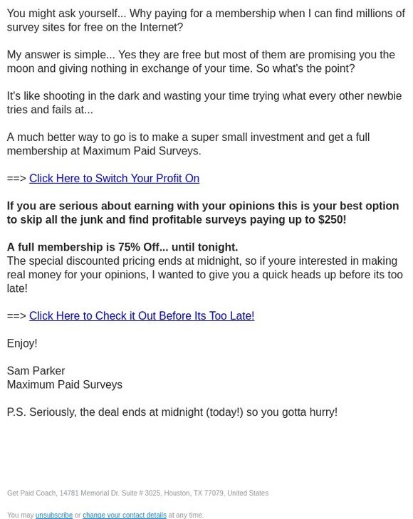 Spotlight on surveys that pay big...