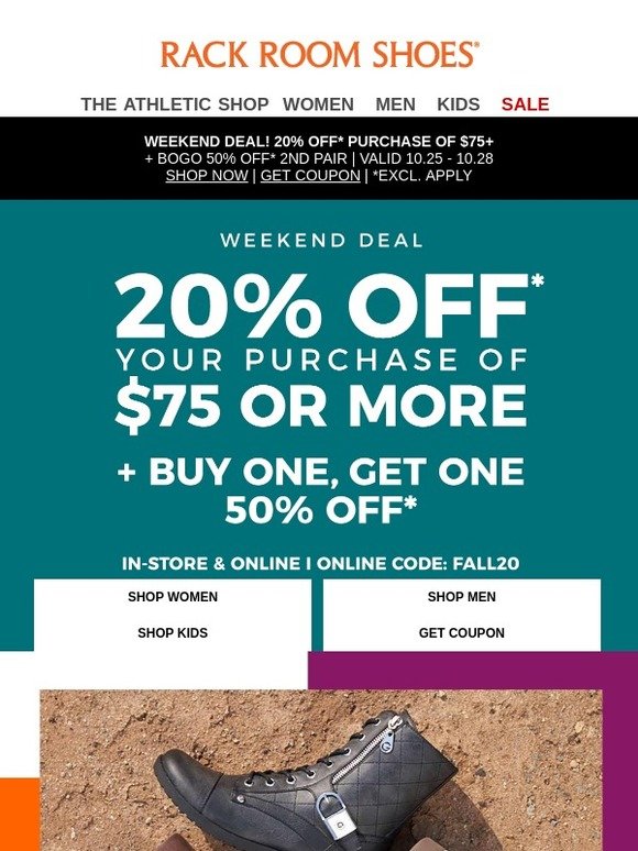 rack room shoes coupon 2018