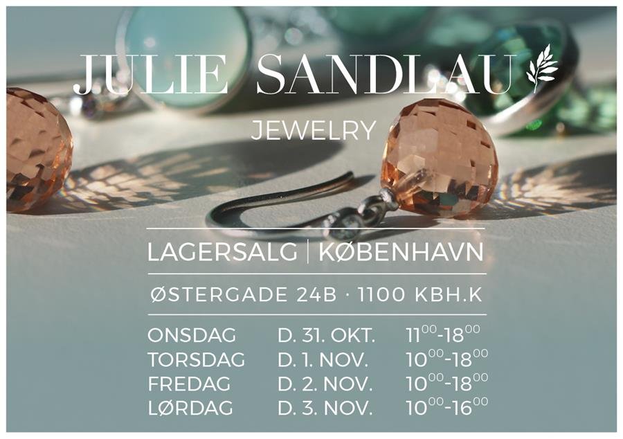 Julie Sandlau: Husk Julie Lagersalg i København | Milled