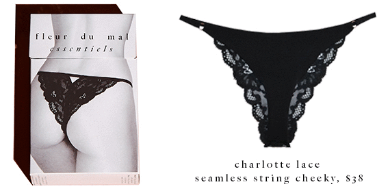 Charlotte Lace Seamless String Cheeky - FLEUR DU MAL