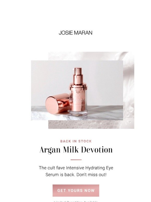 josie maran milk devotion eye serum