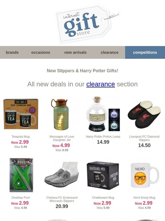 New Slippers & Harry Potter Gifts!