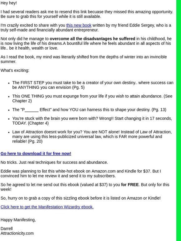 Gift for You - The Real Magic of Success & Abundance