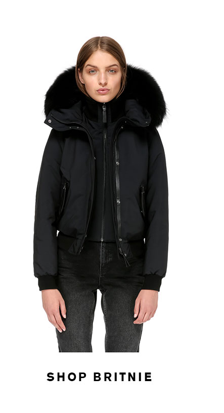 mackage britnie bomber